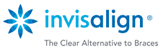 Invisalign clear aligners, alternatives to braces logo