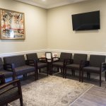 Interior photo: Waiting room for dental practice North Country Smiles in St James, NY