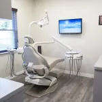 Photo: Modern and relaxing dental treatment room in St James, NY